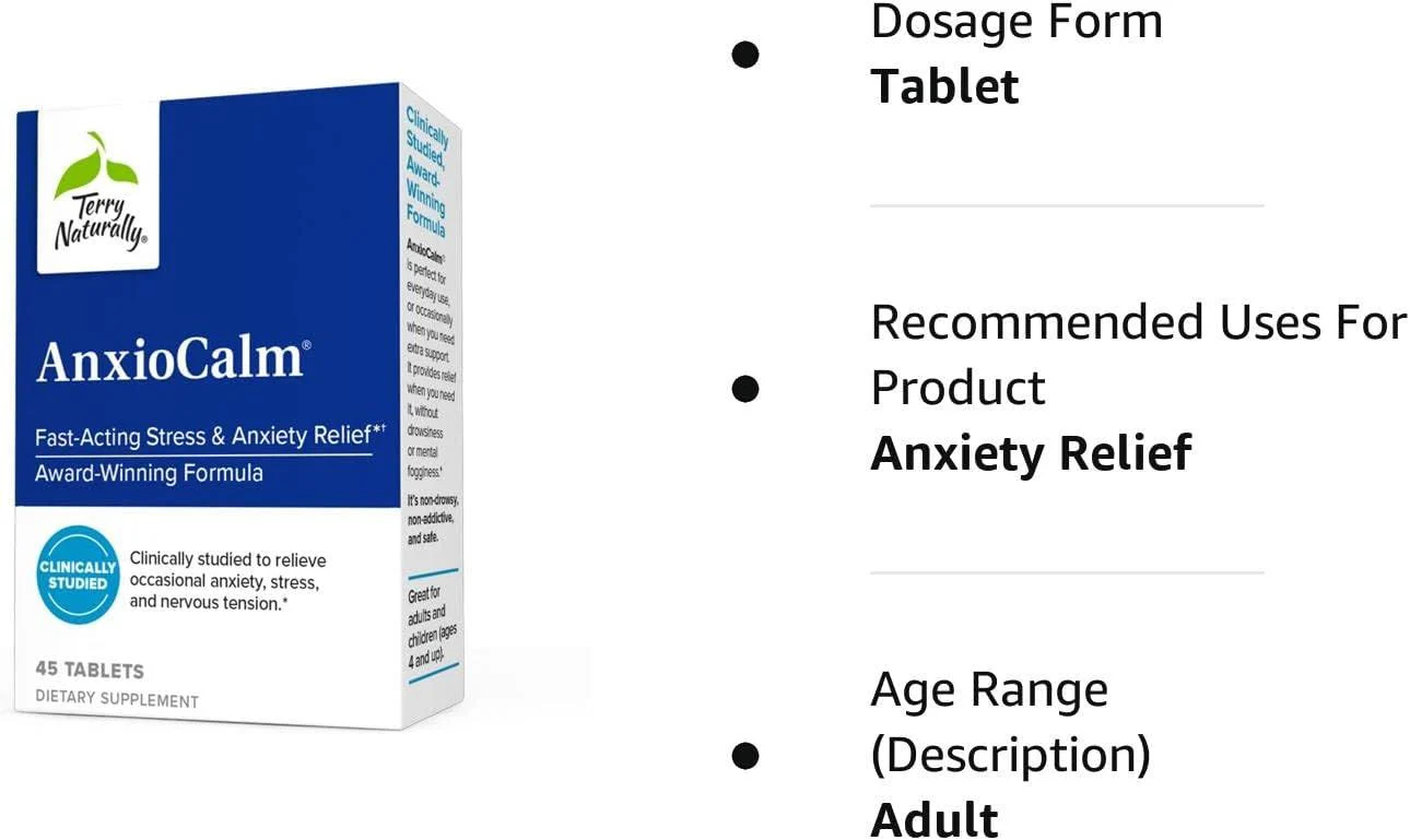 AnxioCalm 45 Tablets - Image 6