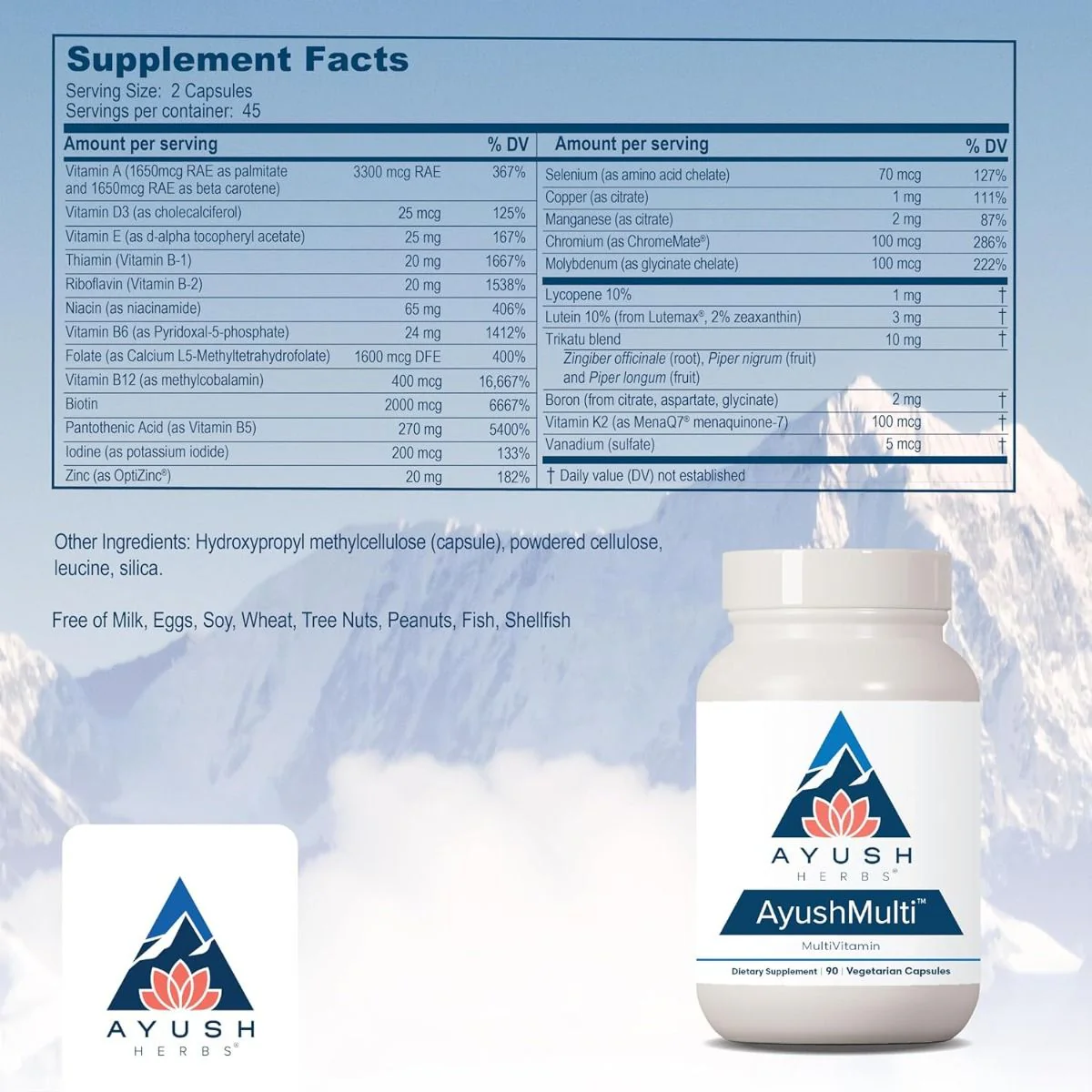 AyushMulti 90Veggie Caps - Image 5