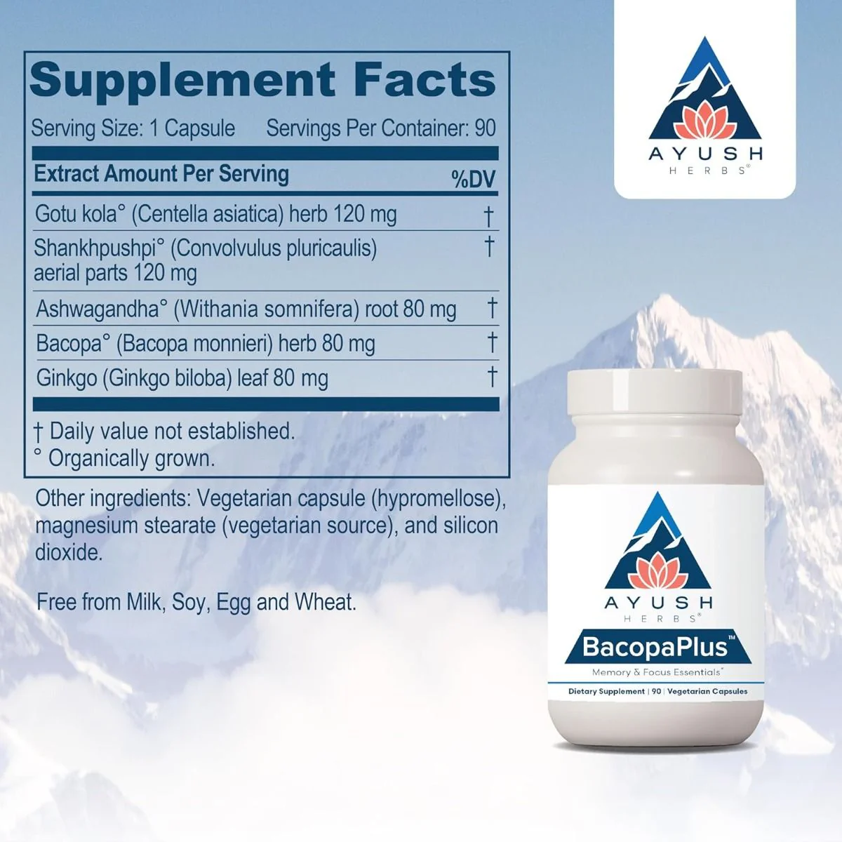 Bacopa Plus 90Veggie Caps - Image 6