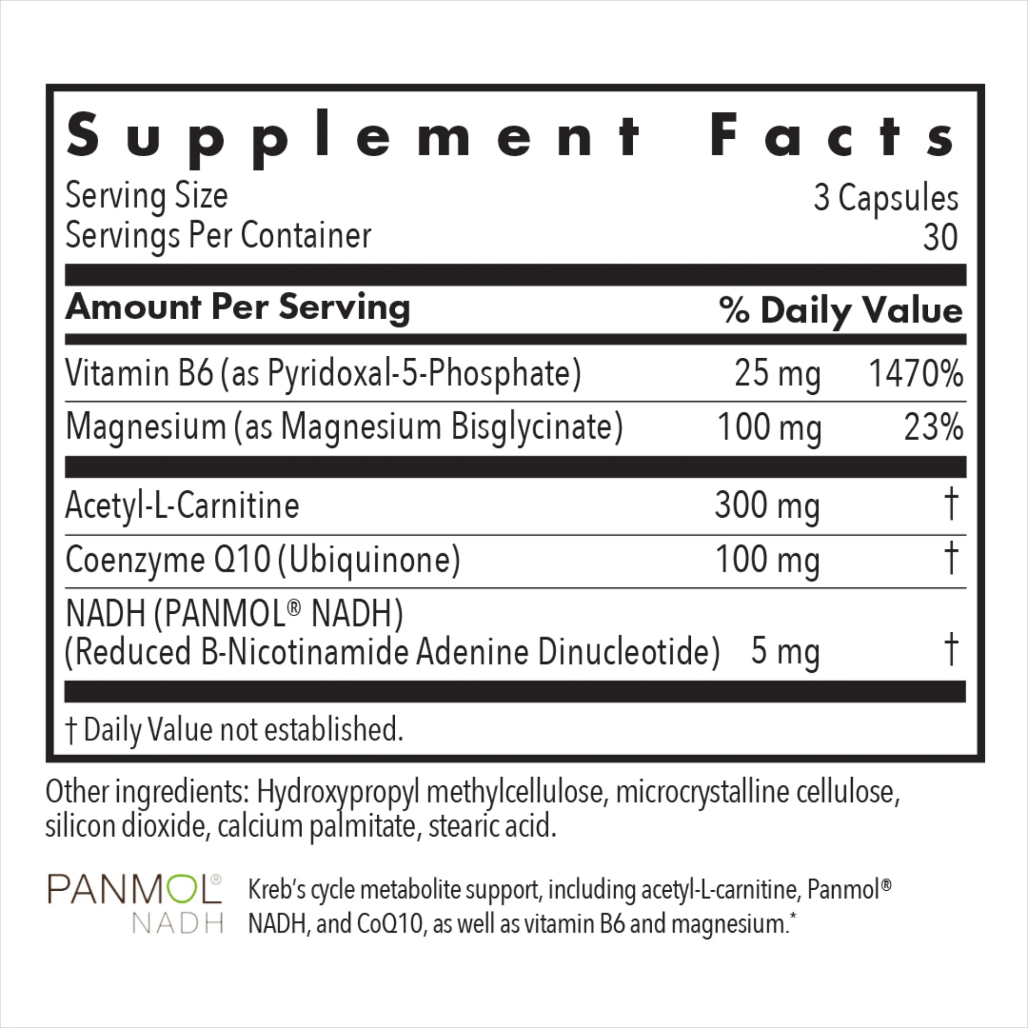 Mitochondrial Cofactors 90Veggie Caps - Image 4
