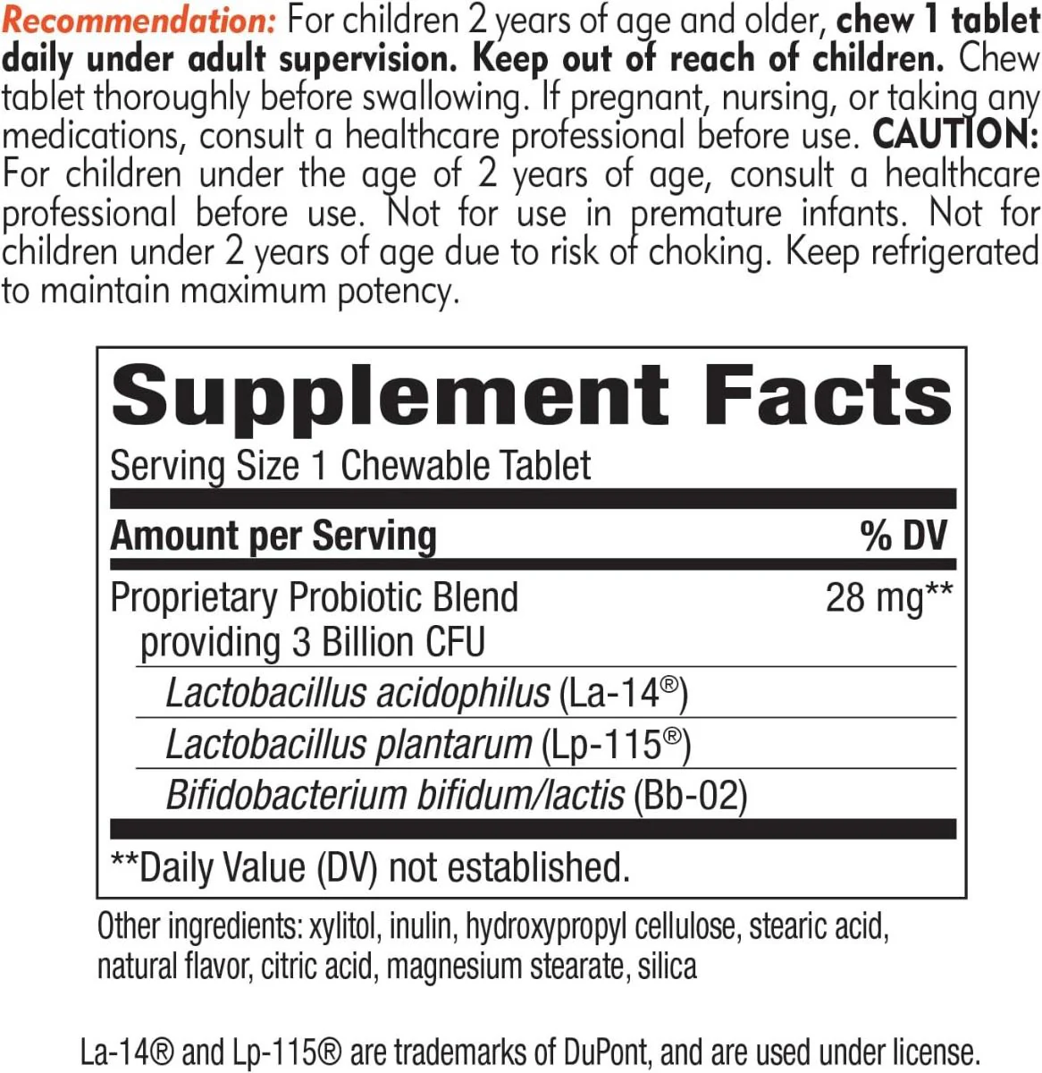 Primadophilus Kids 30Chewable TabletsOrange - Image 3