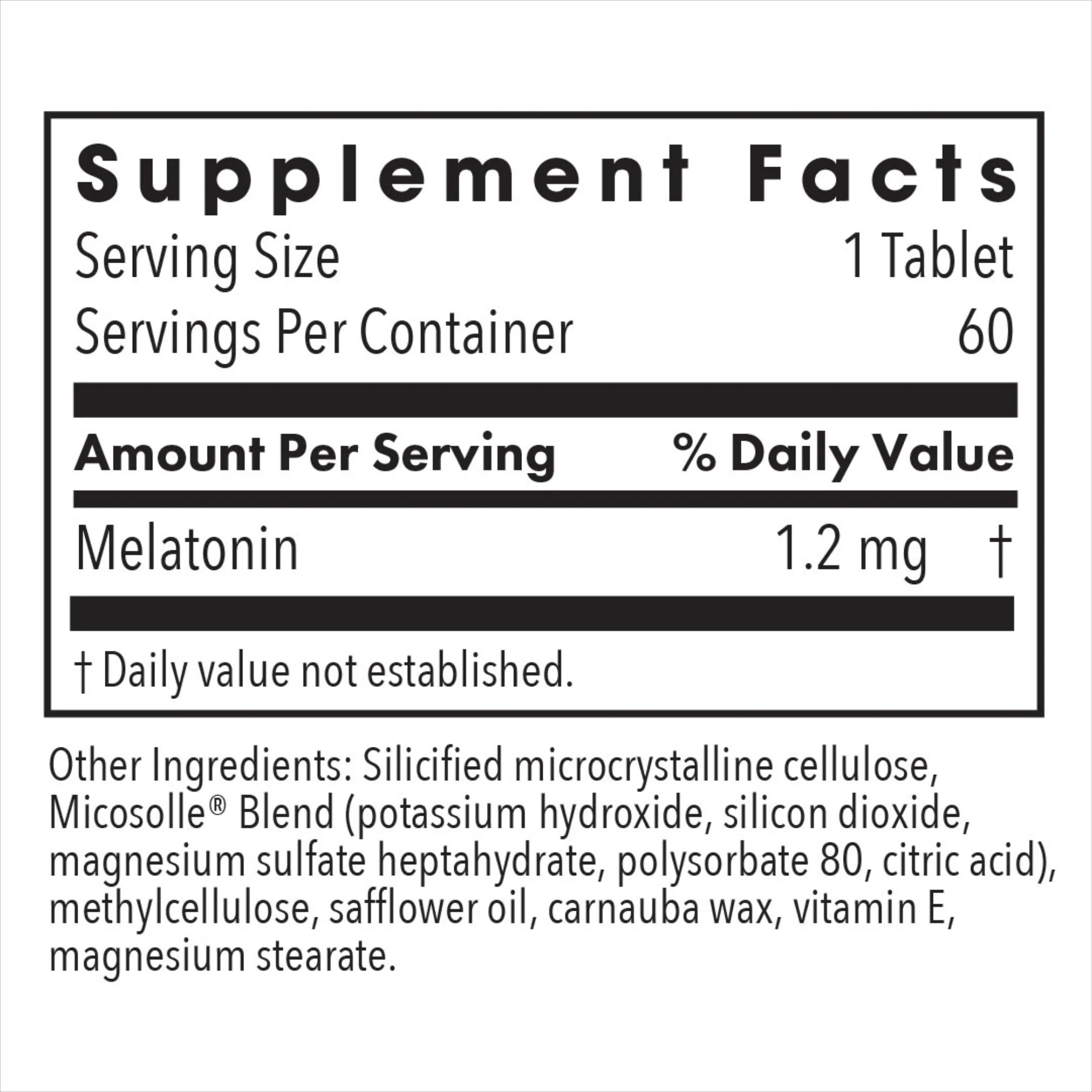 Slow Motion Melatonin 1.2 mg in Lipid Matrix 60 Scored Tablets - Image 3